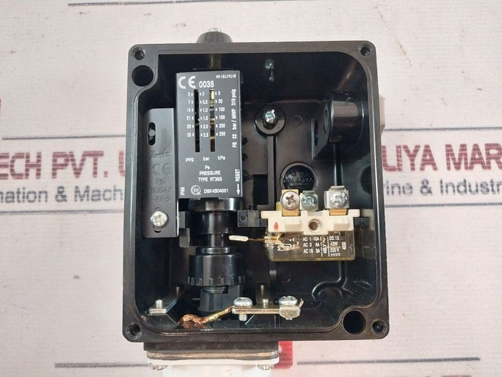 Danfoss Rt36S Pressure Switch 0-2.5 Bar 400V~
