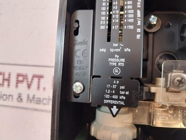 Danfoss Rt5 Pressure Switch 4-17 Bar~ Kp/Cm2