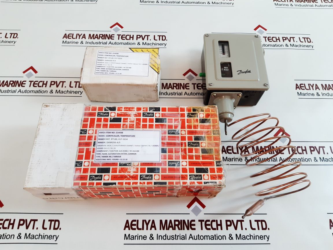 Danfoss rt 120 temperature controller 017-5214
