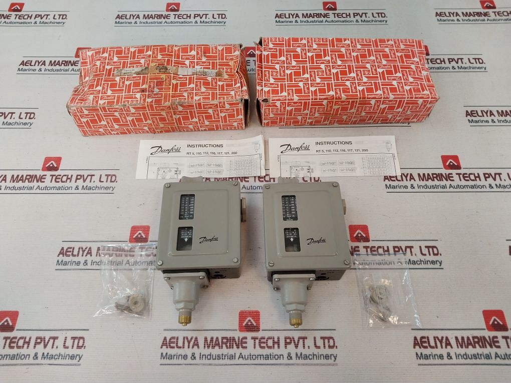 Danfoss R/t Dual Danfoss Rt 200 Pressure Control Switch 400V~ – Aeliya Marine Tech®