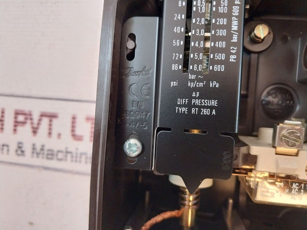 Danfoss Rt 260A Differential Pressure Switch