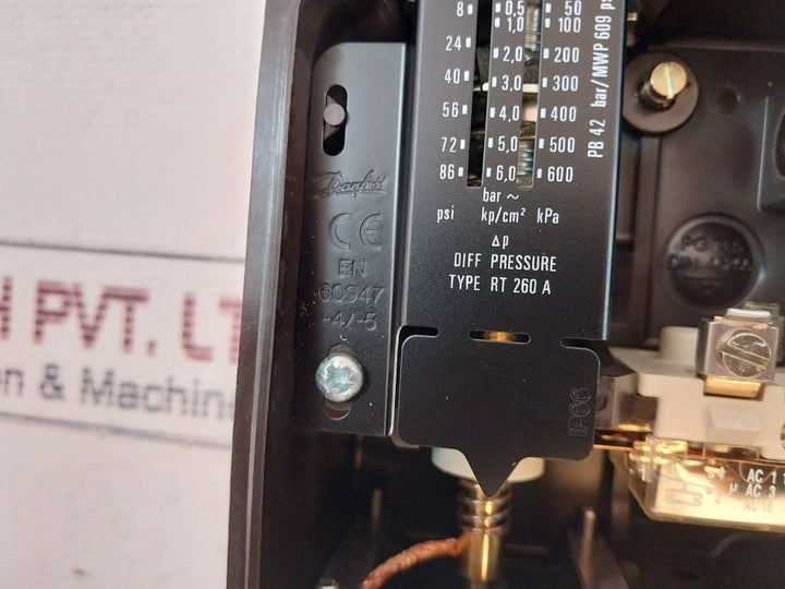 Danfoss Rt 260A Differential Pressure Switch