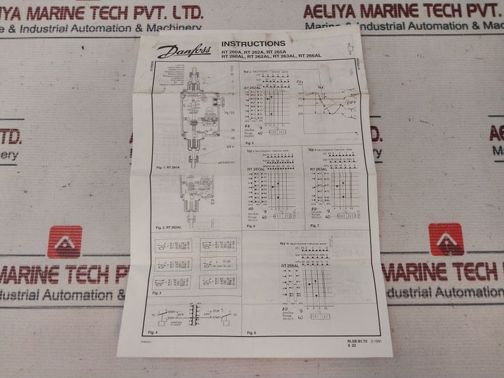 Danfoss Rt 260A Differential Pressure Switch