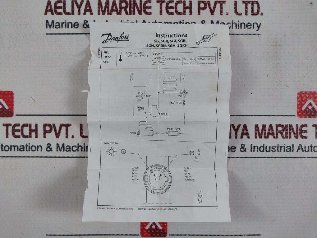 Danfoss Sgi 12 Sight Glass Pb 35Bar/80°C