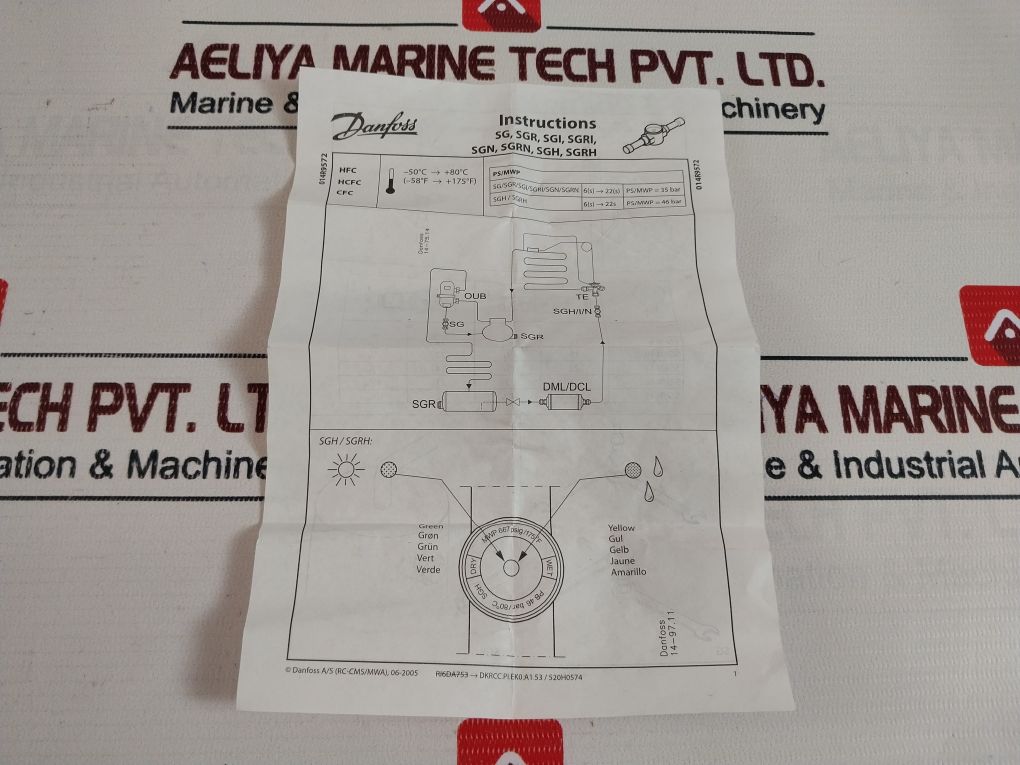 Danfoss Sgi 6S Sight Glass 35 Bar/80°C