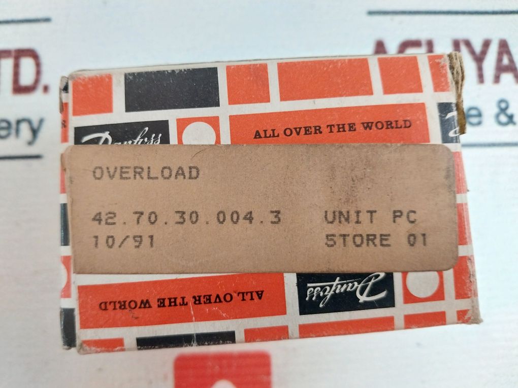 Danfoss T16C Thermal Overload Relay 600Vac