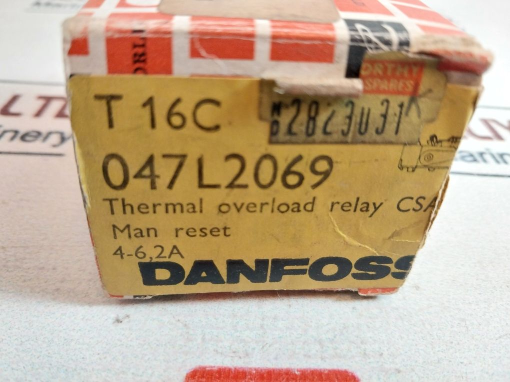 Danfoss T16C Thermal Overload Relay 600Vac