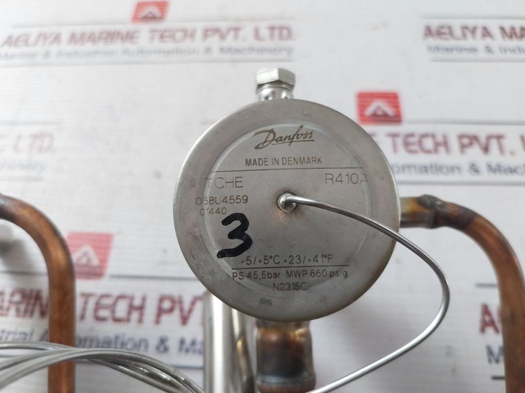 Danfoss Tche 068U4558 Hot Gas Bypass Regulator 660 Psig