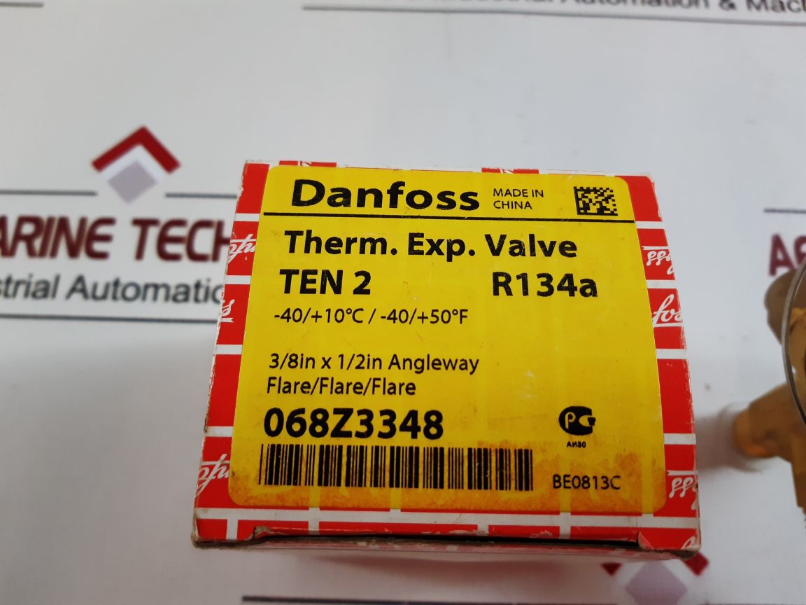 Danfoss Ten2 R134A Expansion Valve 068Z3348