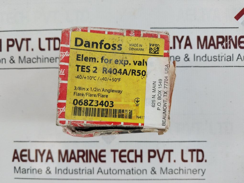 Danfoss Tes2 068Z3403 Thermal Expansion Valve