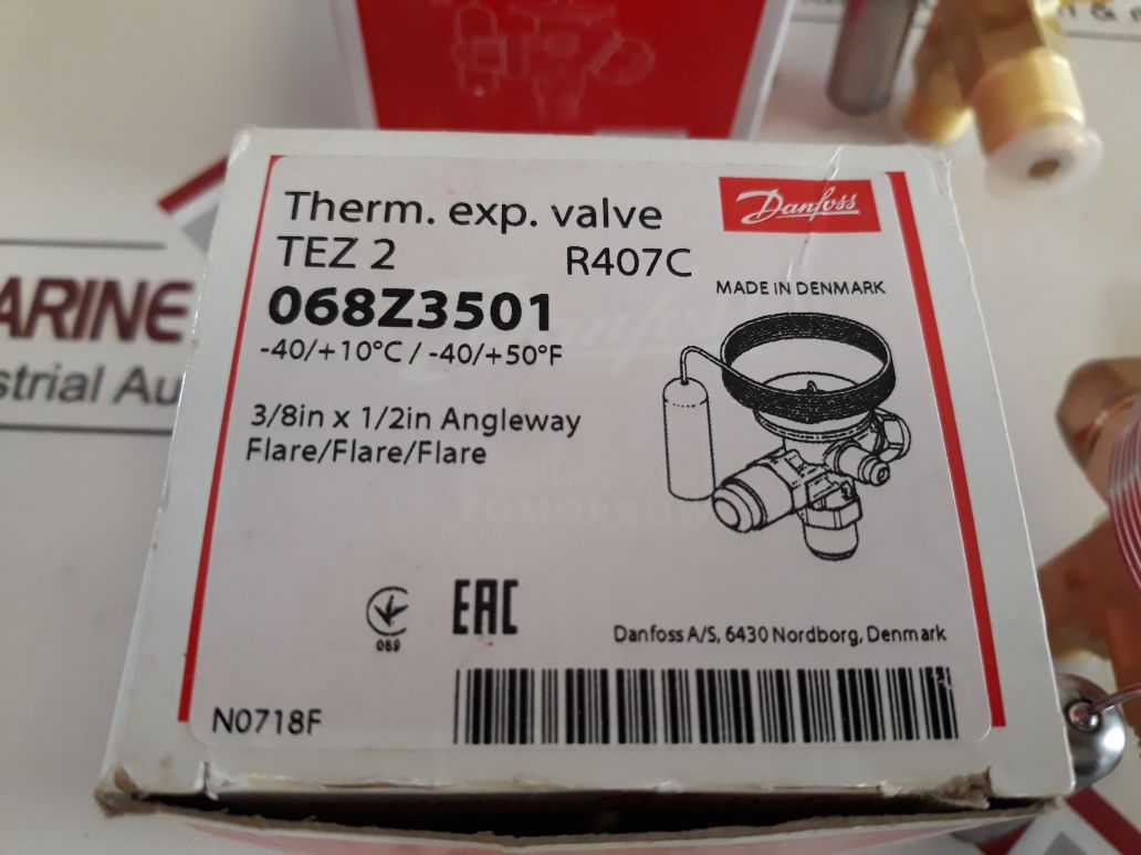 Danfoss Tez2 Thermostatic Expansion Valve 068Z3501