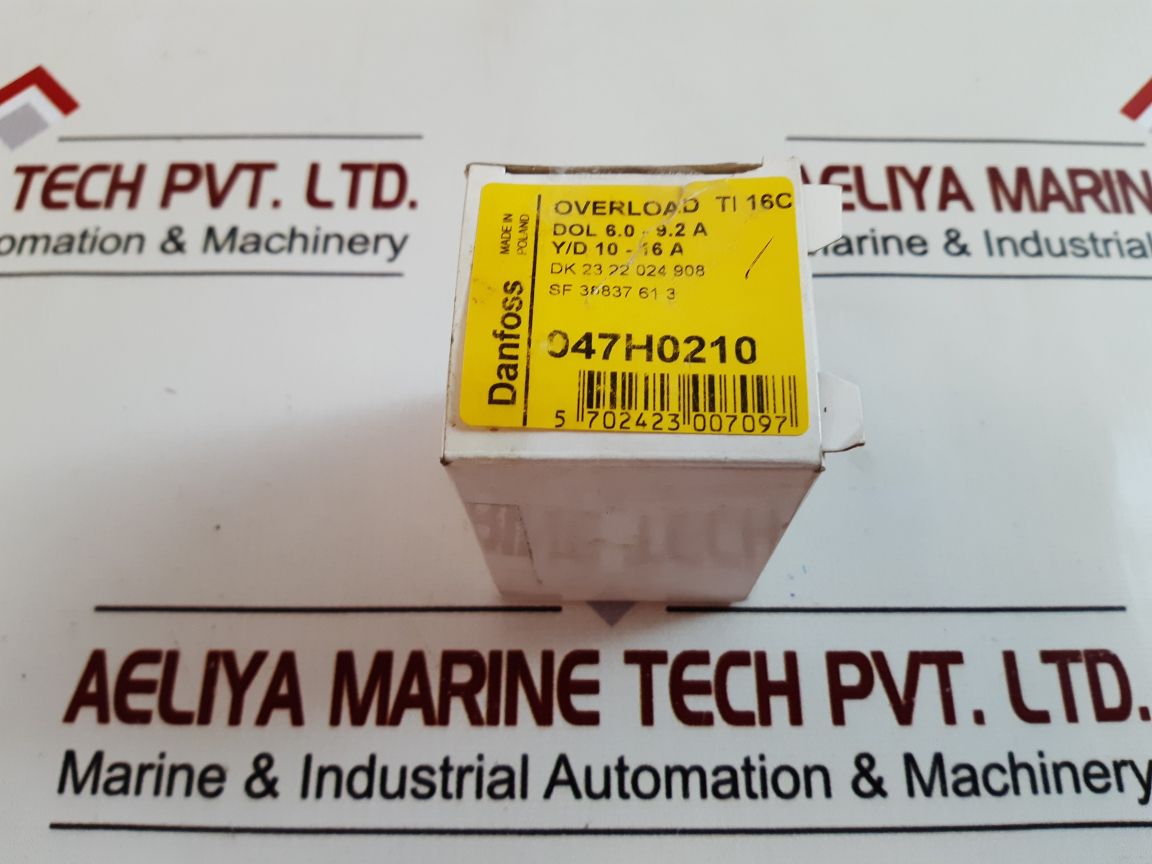 Danfoss Ti16C 047H0210 Thermal Overload Relay