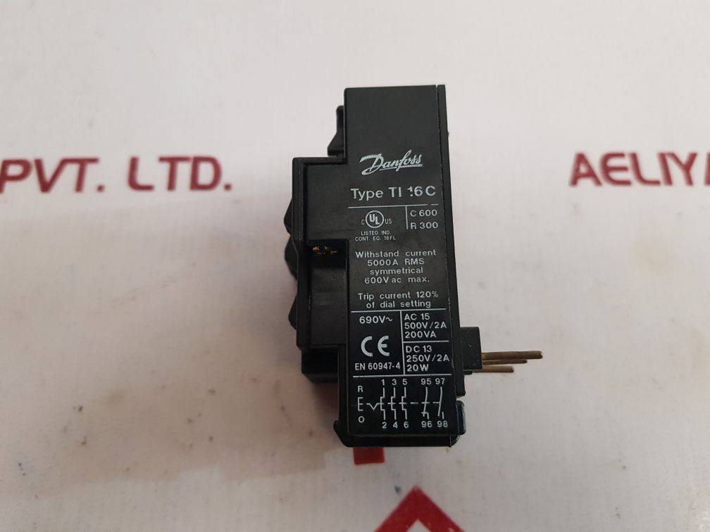 Danfoss Ti 16C Overload Relay Used
