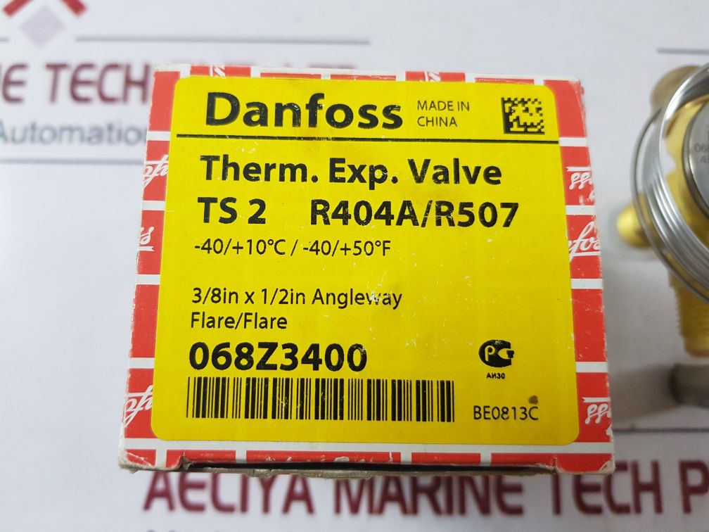Danfoss Ts 2, 068Z3400 Thermostatic Expansion Valve R404A/R507