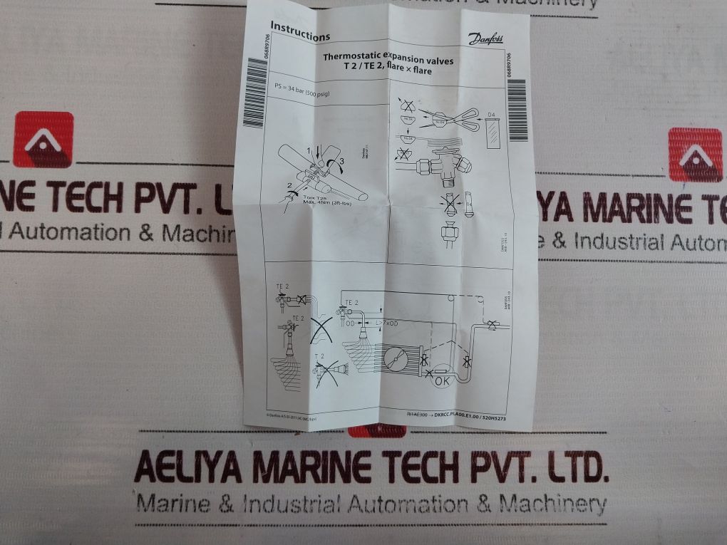 Danfoss Tx2 068Z3800 Thermostatic Expansion Valve