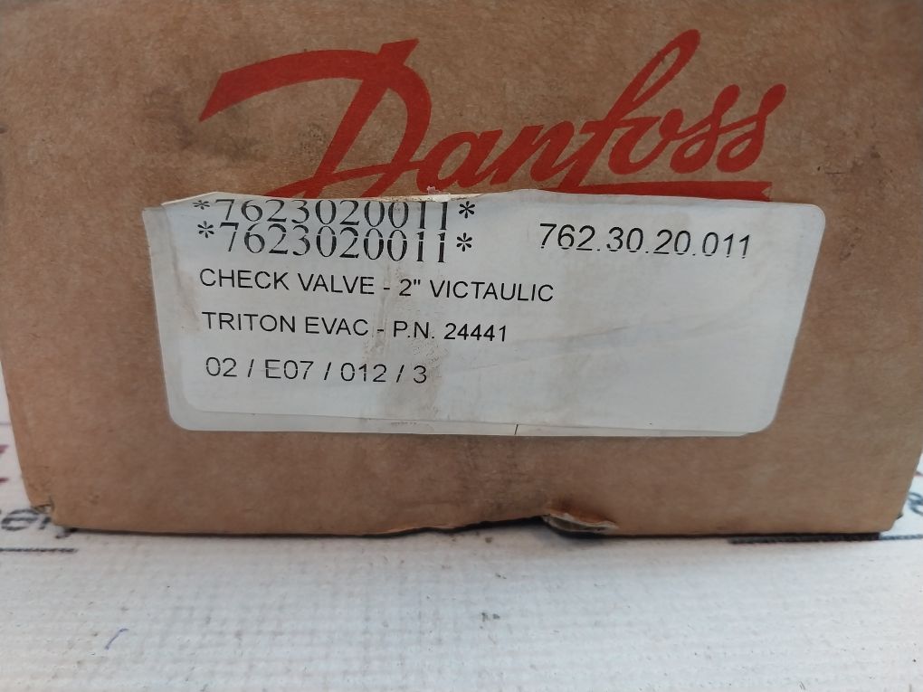 Danfoss Vcm222V Outlet Check Valve 180H0256