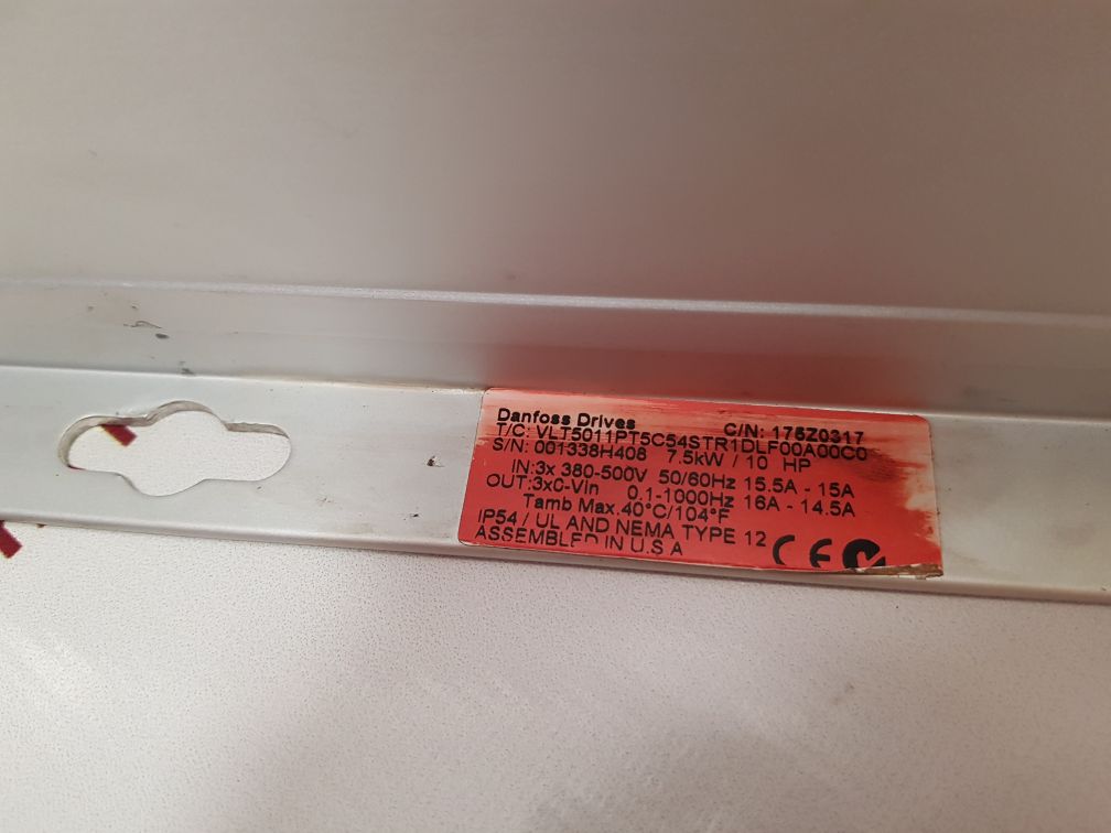 Danfoss Vlt 5000 Ac Drive 175Z0401