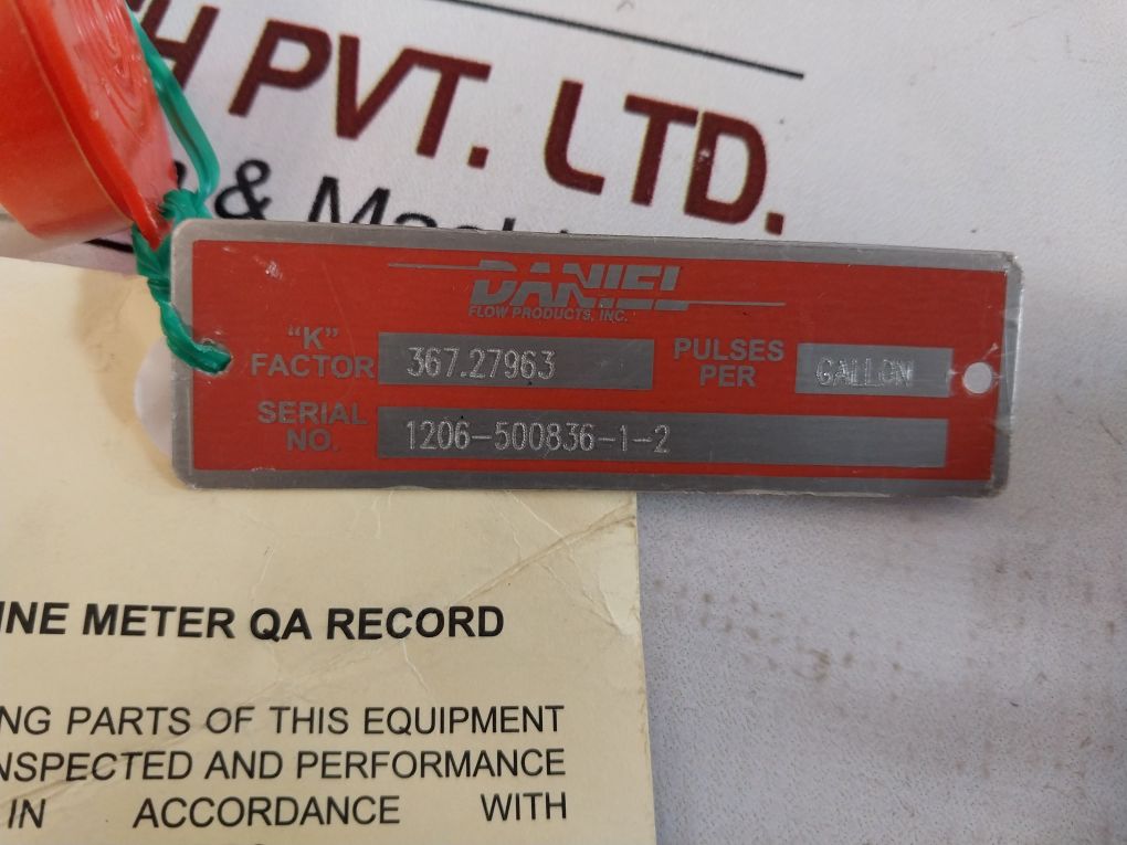 Daniel 1-307-15-130 Liquid Turbine Meter Internals