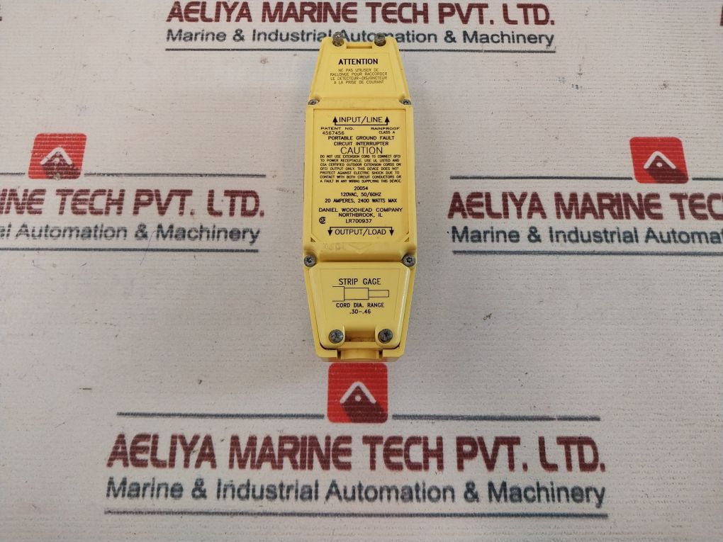 Daniel Woodhead 20054 Field Attachable Gfci In-line Connector
