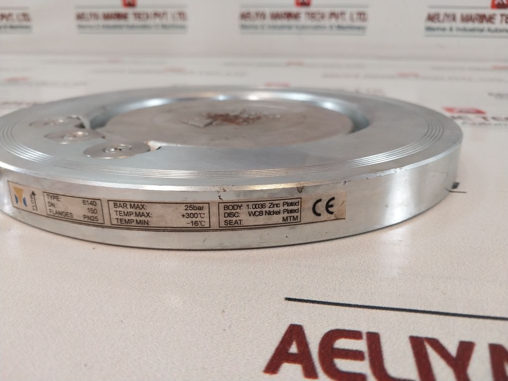 Dansk Ventil 6140 Swing Check Valve 25 Bar Pn25