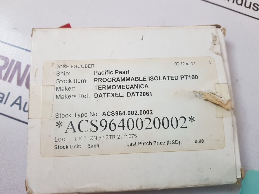Datexel Dat 2061 Programmable Isolated Pt100 Converter