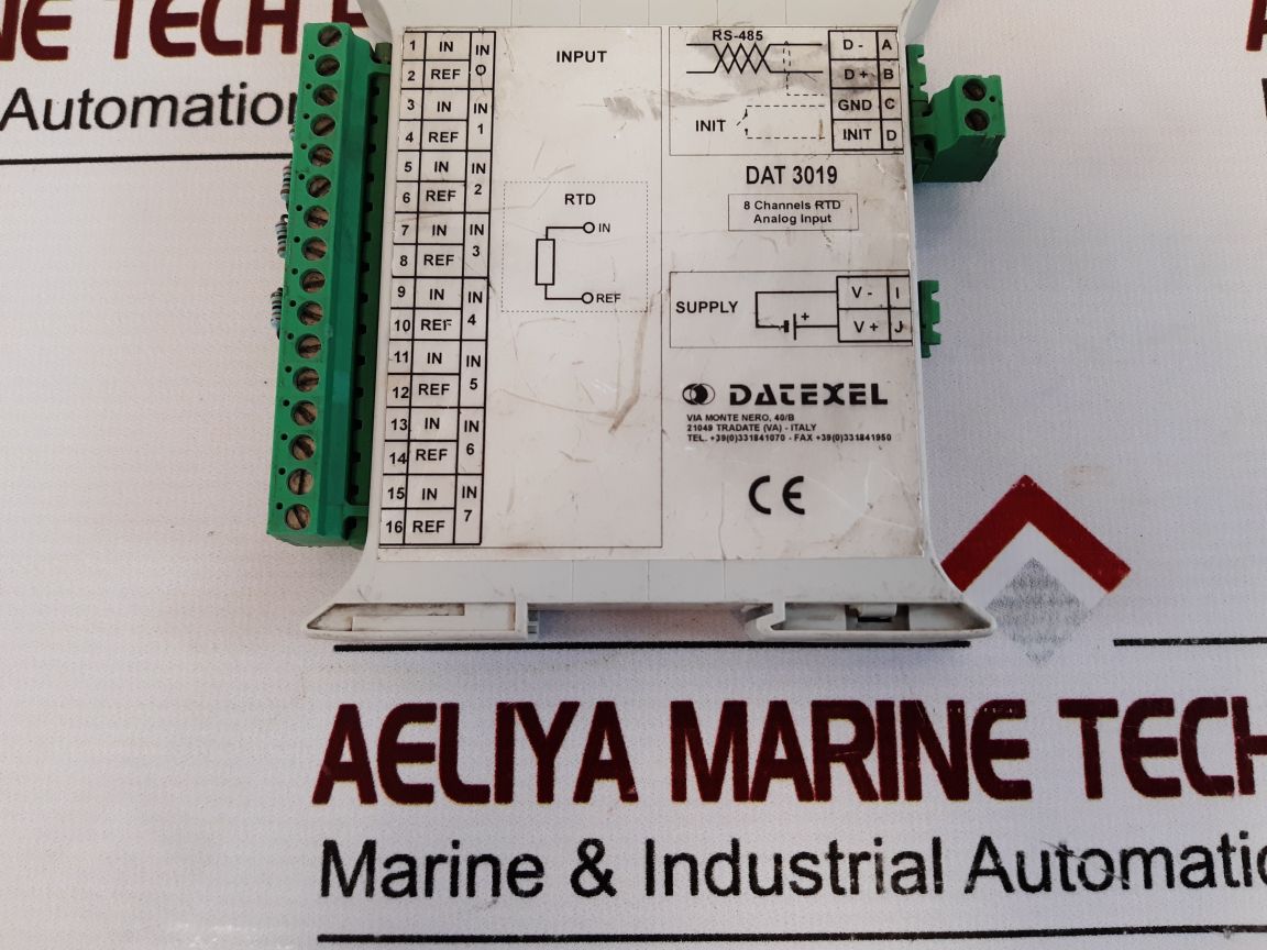 Datexel Dat 3019 Analog Input Module