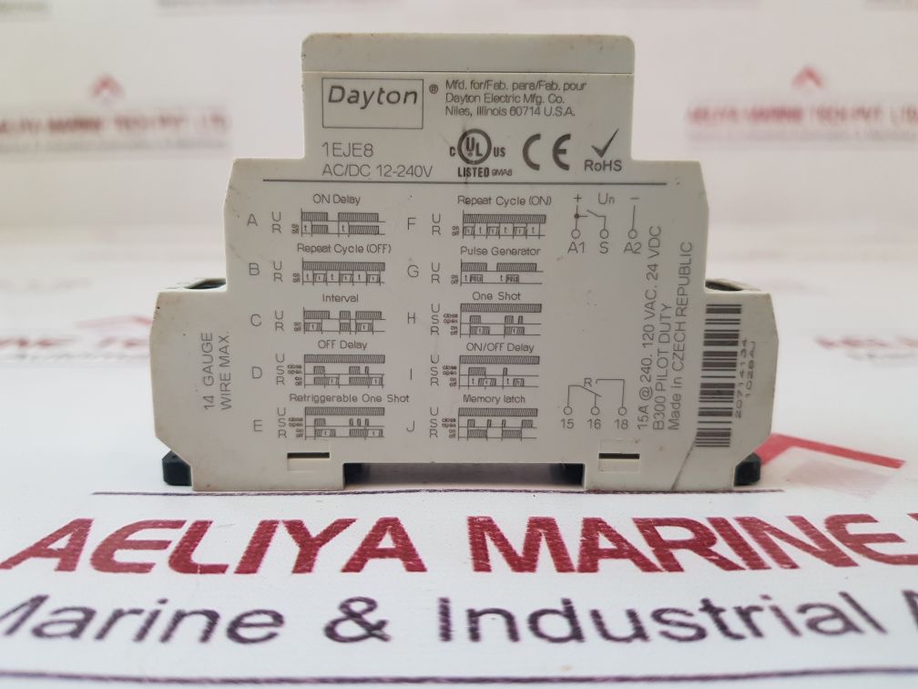 Dayton 1Eje8 Time Delay Relay