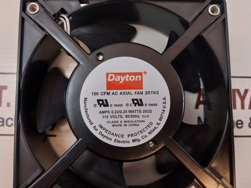 Dayton 2Rtk5 Ac Axial Fan