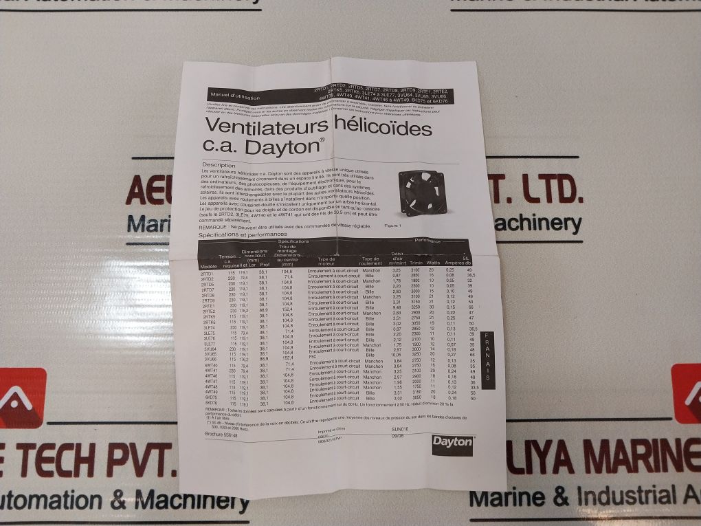 Dayton 2Rtk5 Ac Axial Fan