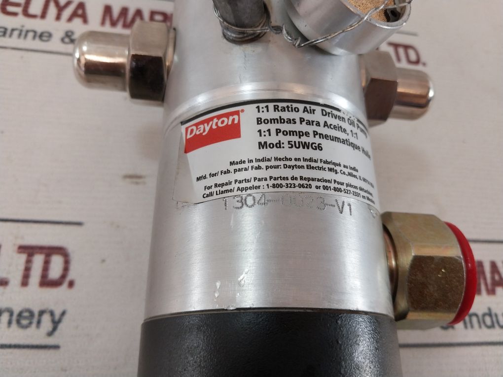 Dayton 5Uwg6 Air Driven Oil Pump