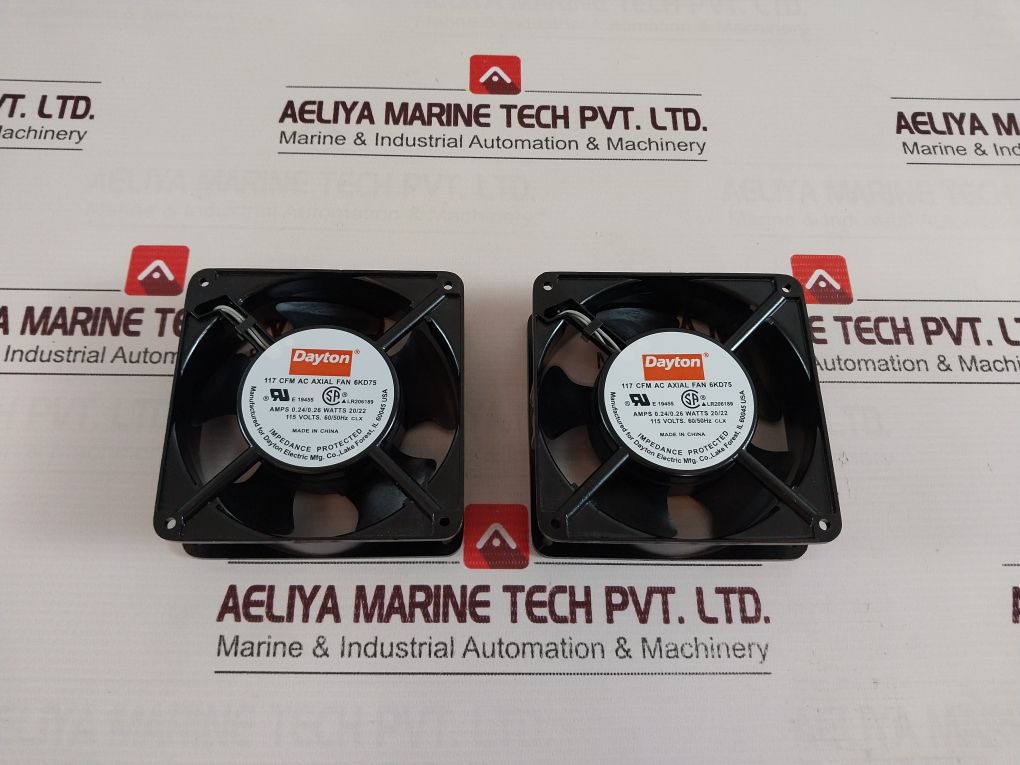 Dayton 6Kd75 115V 117 Cfm Ac Axial Fan