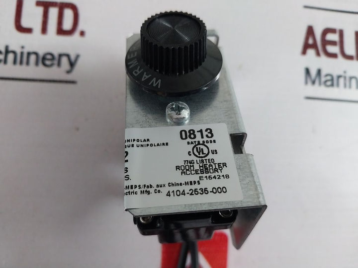 Dayton Electric 2Yv12 Electric Floor Heater Thermostat