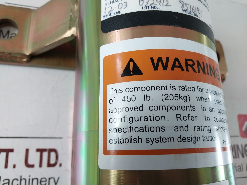 Dbi Sala 8516191 Confined Space Wall Mount Sleeve Davit Base