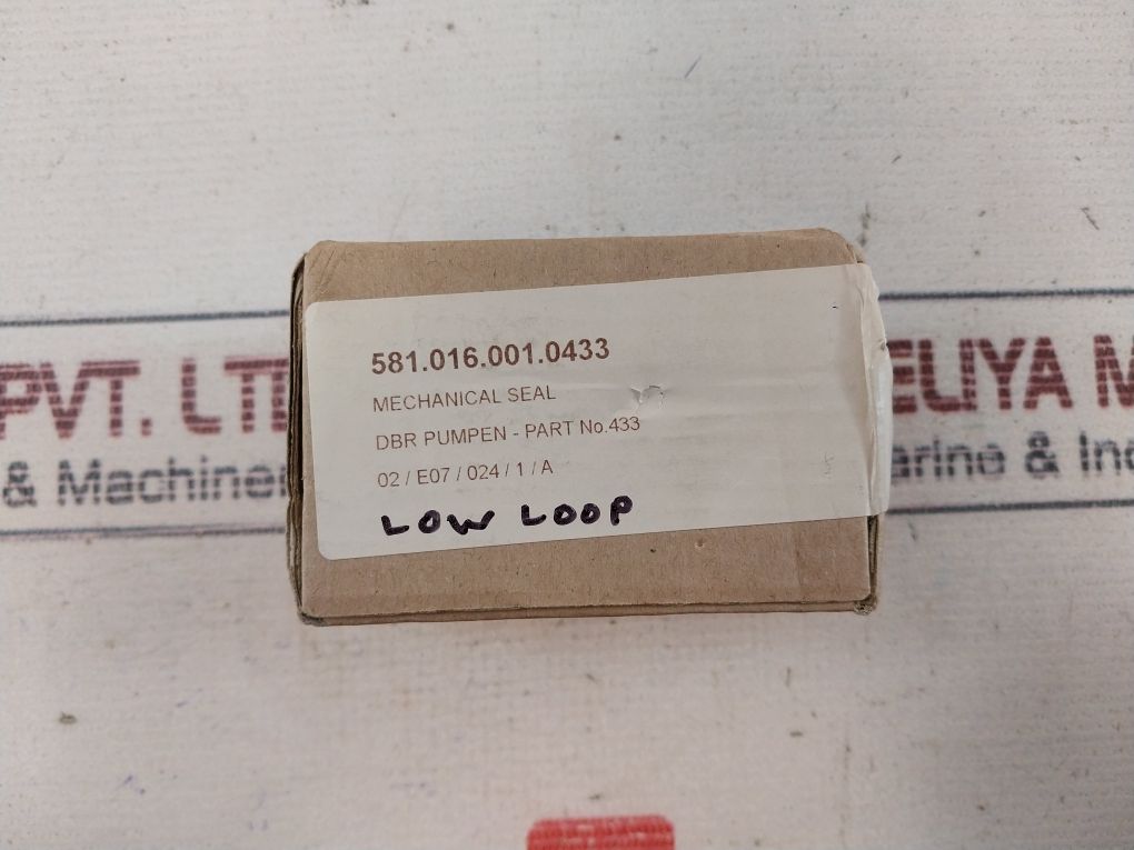 Dbr Pumpen 433 Mechanical Seal