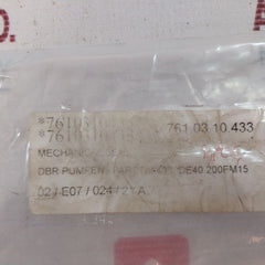 Dbr Pumpen De40 200Fm15 Mechanical Seal