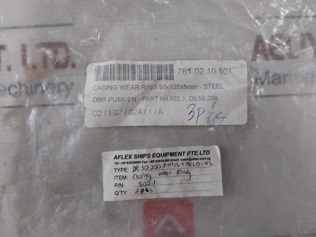 Dbr Pumpen De50.200 Casing Wear Ring