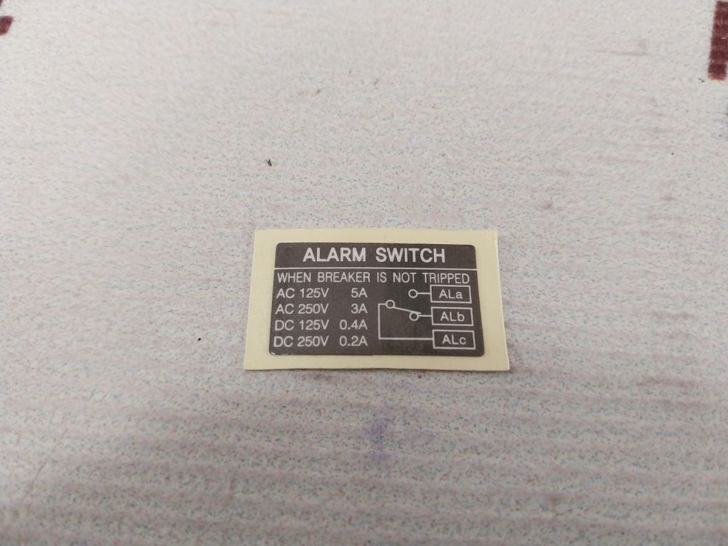 Dc 125V 0.4A Alarm Switch