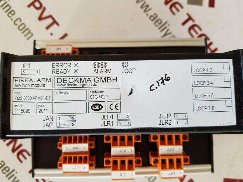 Deckma Fms 3000 Afm01-e7 Firealarm Fire Loop Module