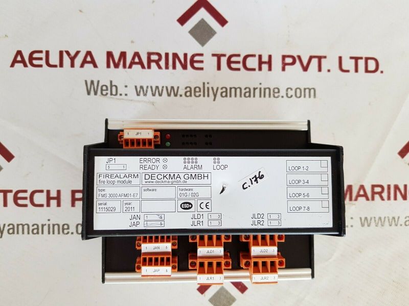 Deckma Fms 3000 Afm01-e7 Firealarm Fire Loop Module