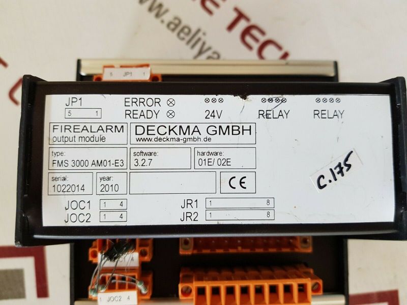 Deckma Fms 3000 Am01-e3 Firealarm Output Module