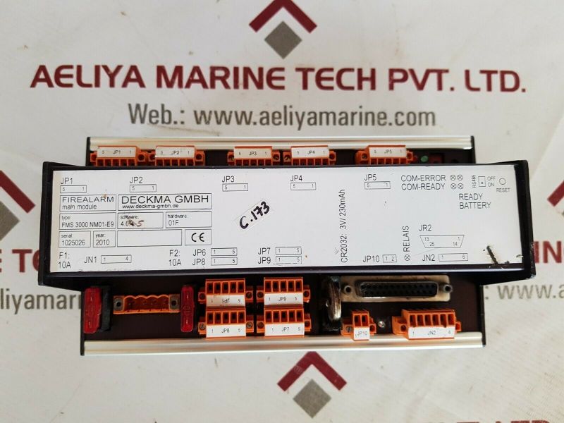 Deckma Fms 3000 Nm01-e9 Firealarm Main Module
