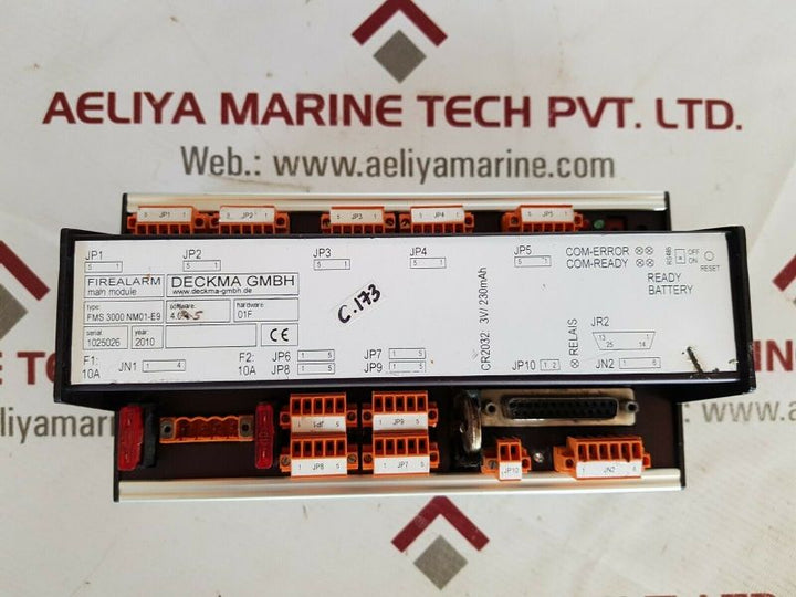 Deckma Fms 3000 Nm01-e9 Firealarm Main Module