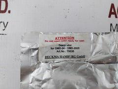 Deckma Hamburg 79550 Desiccator For Omd-24/Omd-2008