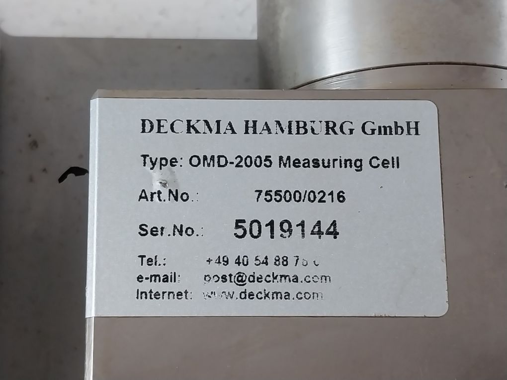 Deckma Omd-2005 Bilge Alarm Oil Content Meter 