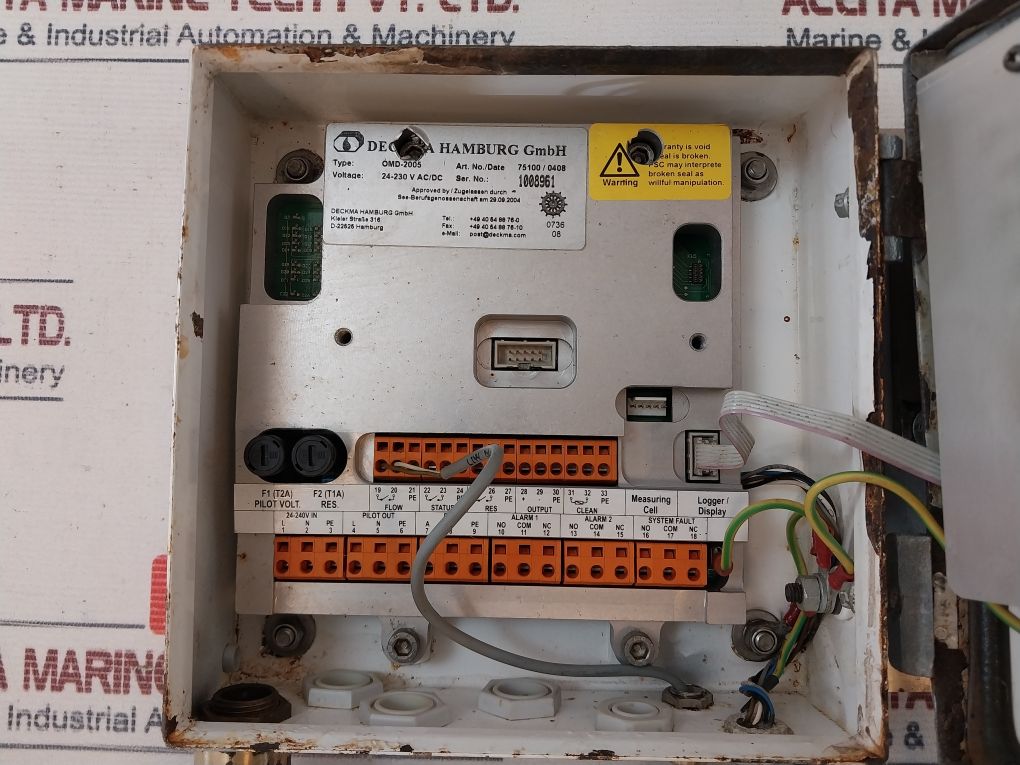 Deckma Omd-2005 Oil Content Meter