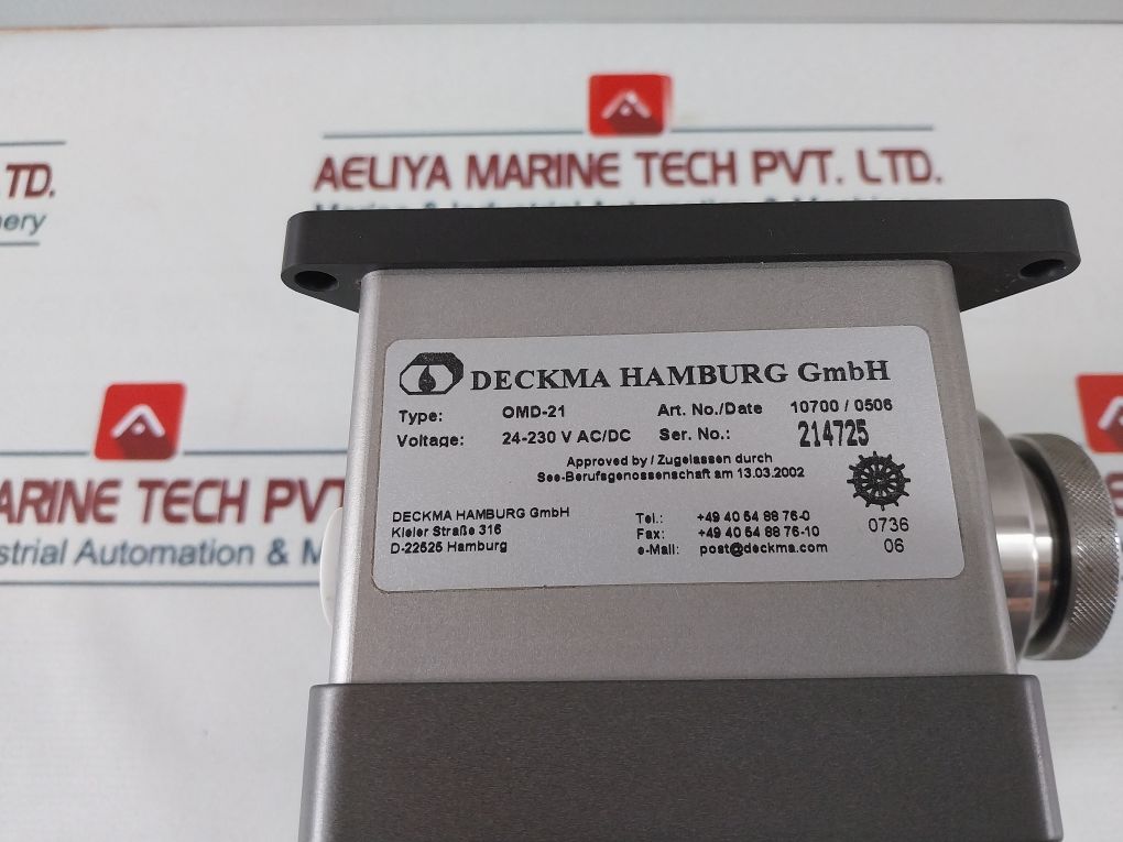 Deckma Omd-21 Oil Monitoring Device