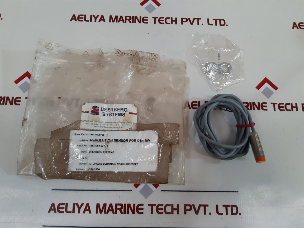 Deerberg Systems 1663-ds4-52-118 Revolution Sensor