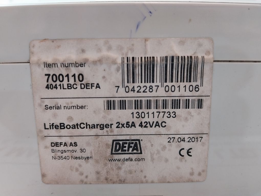 Defa 4041Lbc Lifeboat Charger