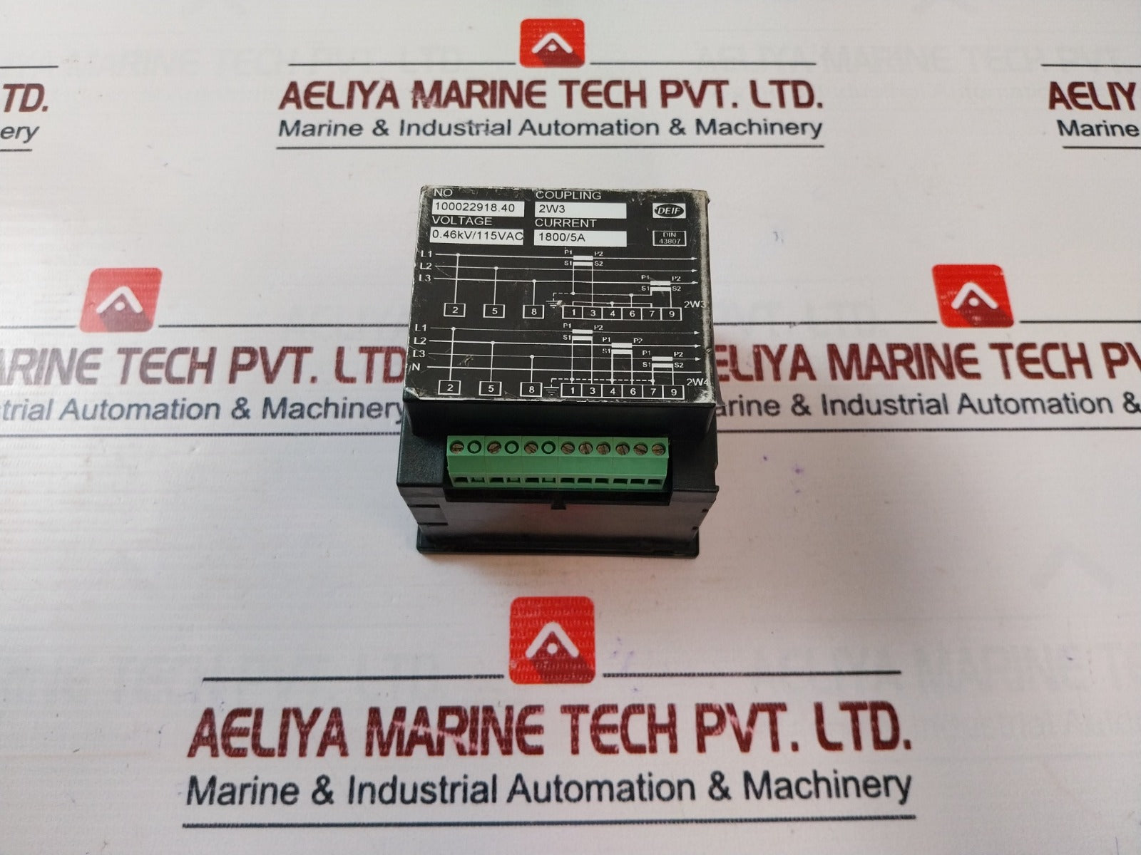 Deif -160-0-1000 Kw Watt Meter 115V Ac