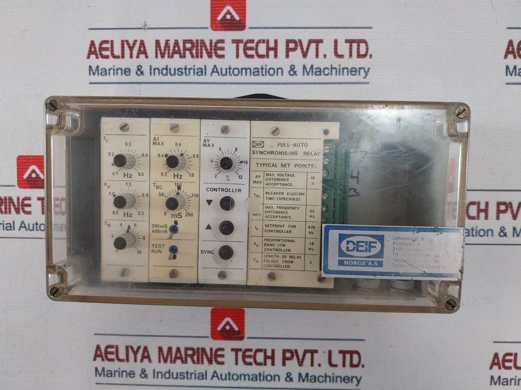 Deif 49911.1 Full-auto Synchronising Relay